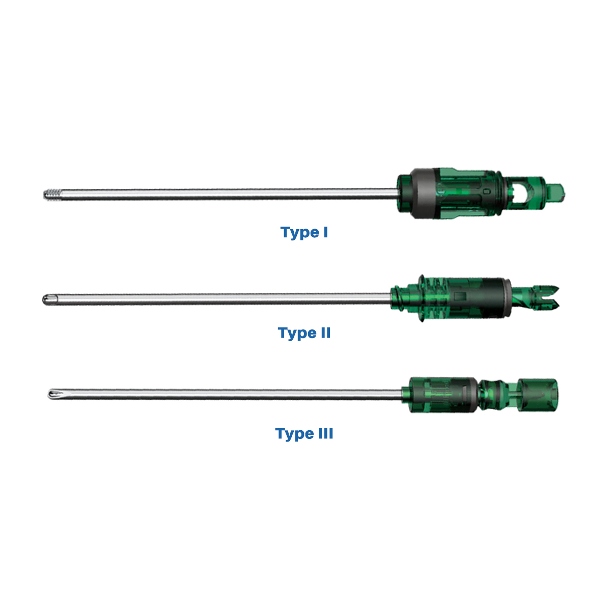 Types of Arthroscopic Blades Типы артроскопических лезвий