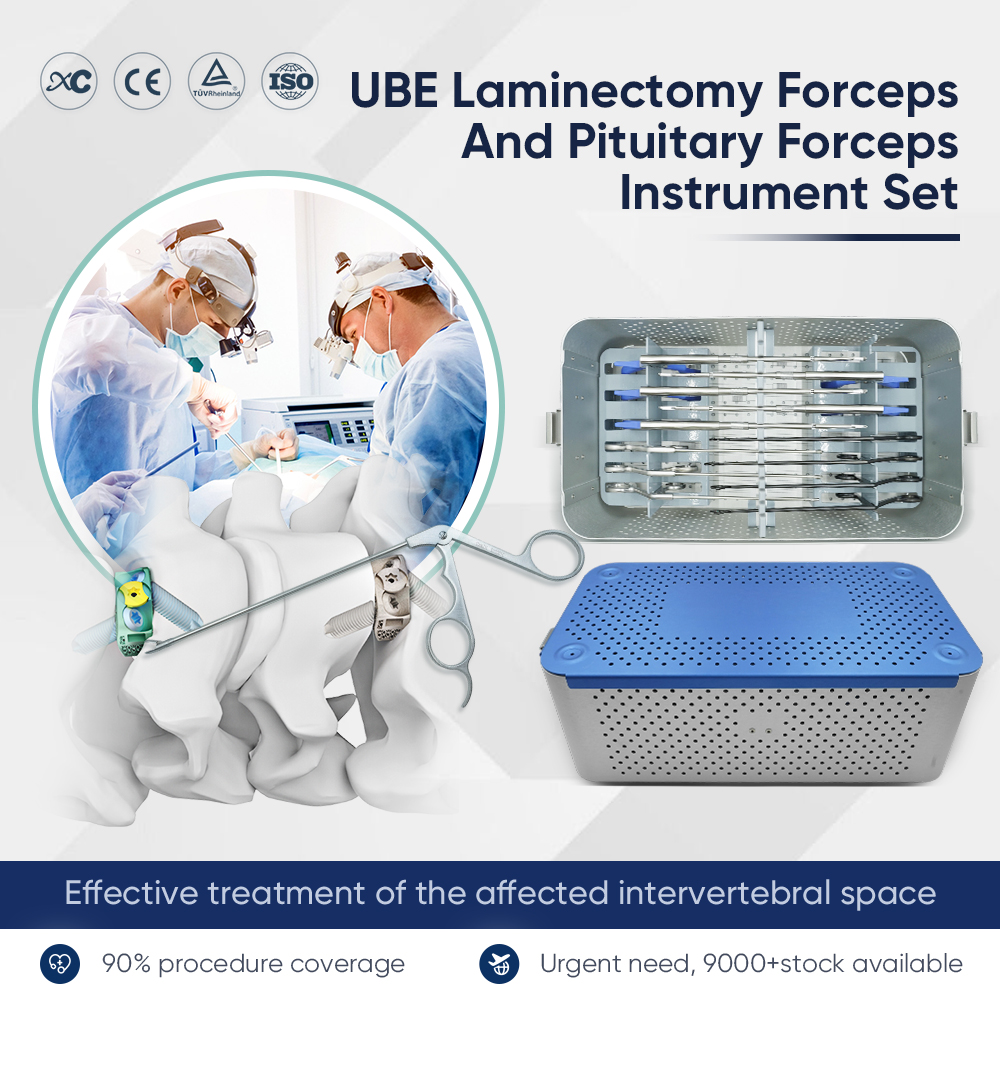 Набор инструментов щипцов для ламинэктомии и гипофиза 