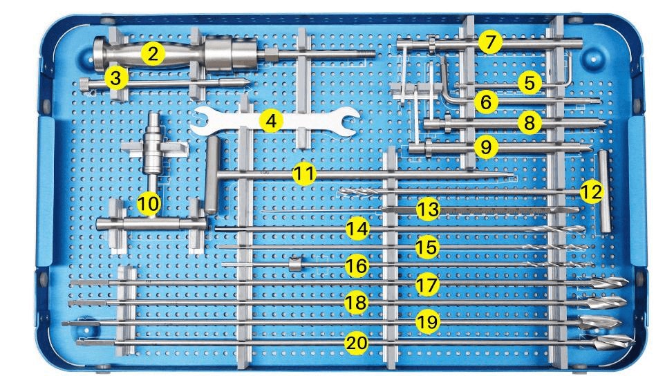 Набор инструментов для бедренных интрамедуллярных гвоздей-1 