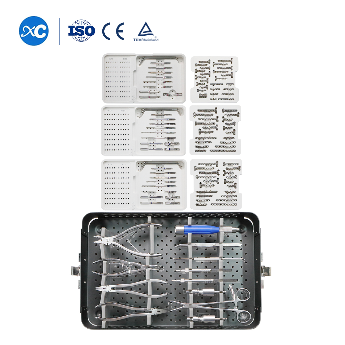 Набор инструментов для блокировки микрофрагментов 1,5/2,0/2,4 мм