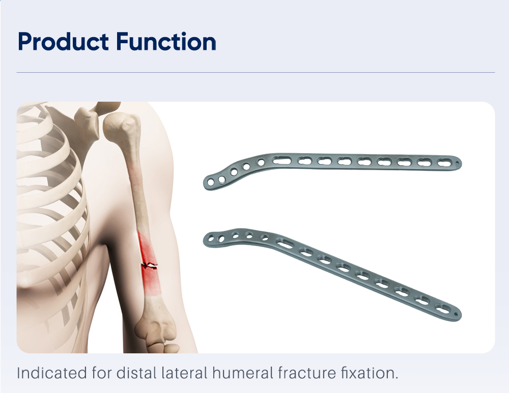 Запирающая пластина для дистального отдела плечевой кости — Купите продукт на XC Medico 