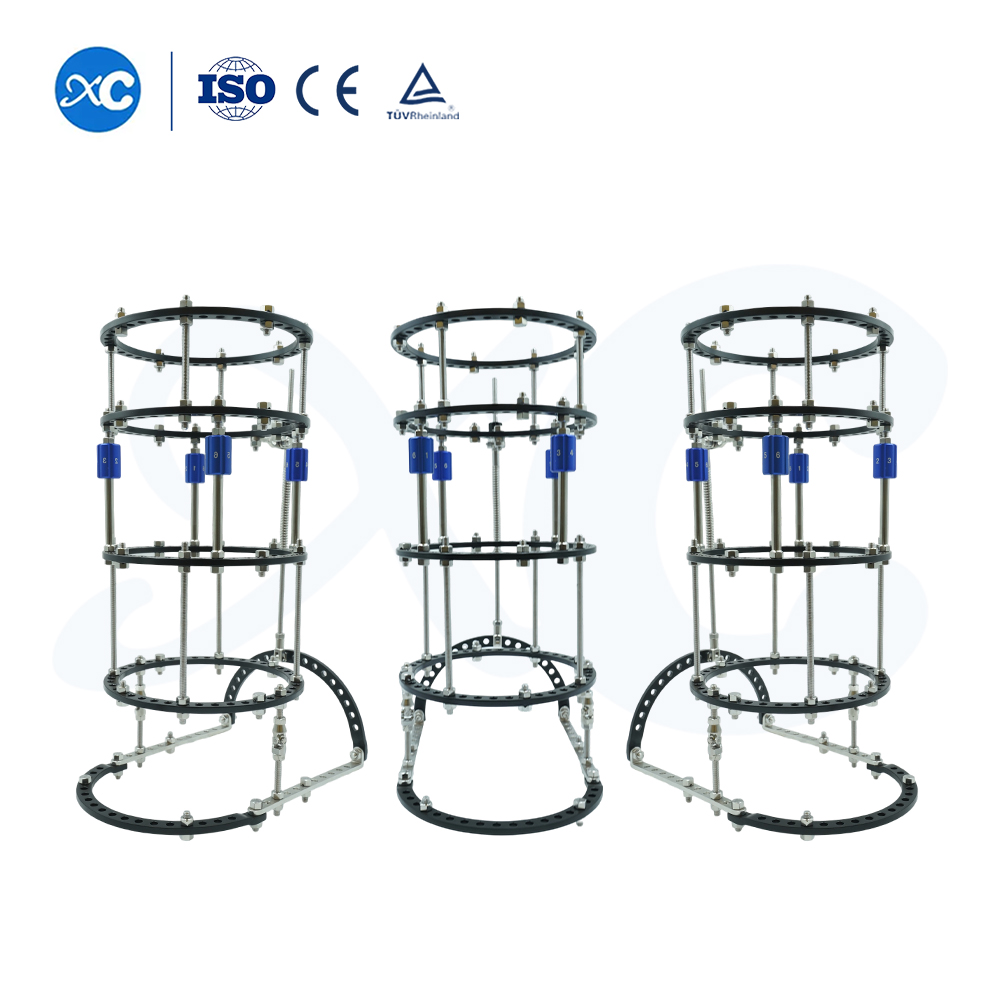 Внешний фиксатор таза и лодыжки