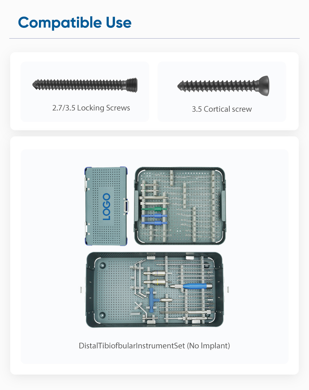 Дистальная фиксирующая пластина межберцовой кости-I — покупка продукта на XC Medico