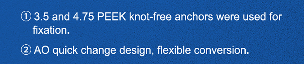 инструментов для реконструкции Ligamenta Talofibulare Anterius - XC Medico 