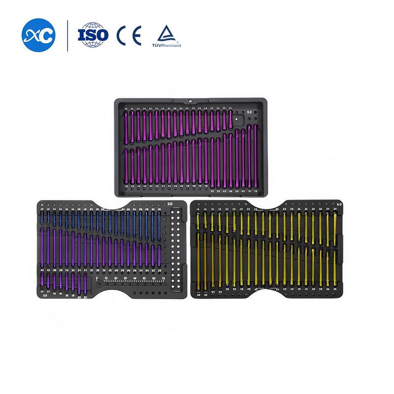 Коробка с канюлированными компрессионными винтами без головки