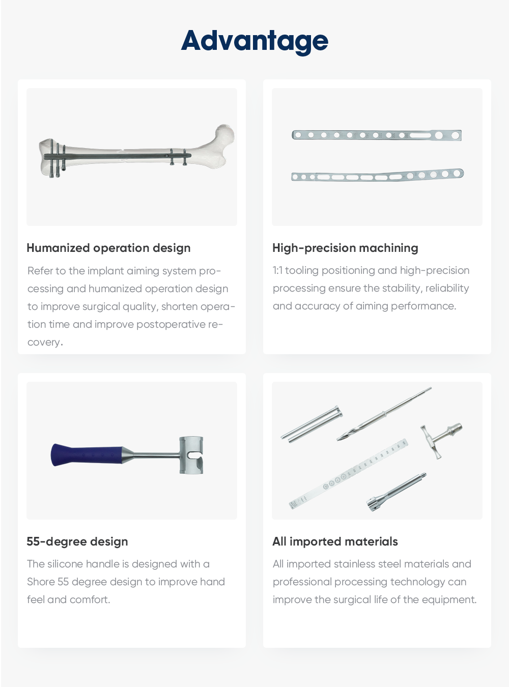 продукта на XC Medico Набор инструментов для обратных бедренных интрамедуллярных гвоздей — покупка продукта на XC Medico 