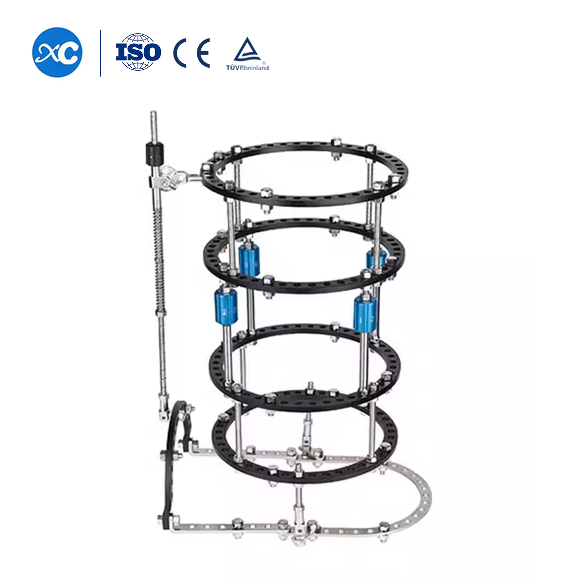  Ортопедический фиксатор для фиксации большеберцовой и бедренной костей