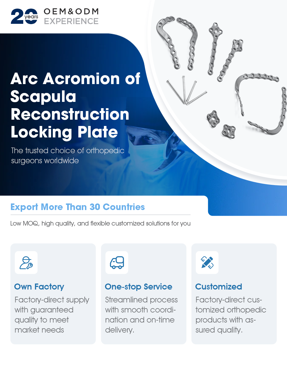 Пластина, фиксирующая лопатку (1) 