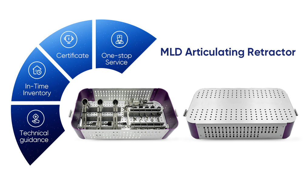 Набор инструментов для минимально инвазивного разнонаправленного ретрактора поясничного диска — покупка продукта на XC Medico 