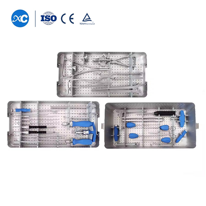 Набор инструментов для спинальной транспедикулярной винтовой системы диаметром 6,0 мм