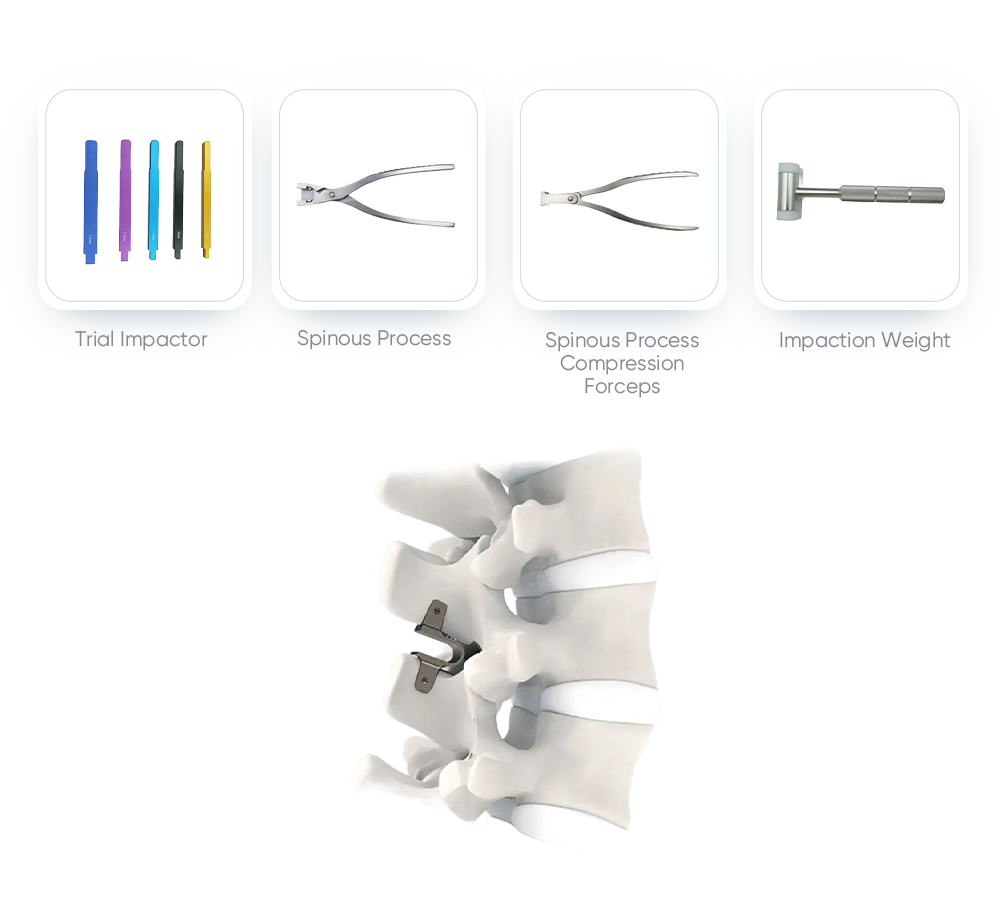 Набор инструментов для межостистых распорок — покупка продукта на XC Medico