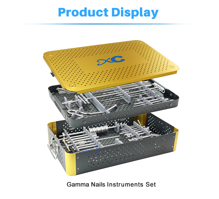 набор инструментов для гамма-гвоздей | OEM и ODM ортопедические хирургические инструменты | Высокоточная интрамедуллярная система для ногтей с фабрики, 