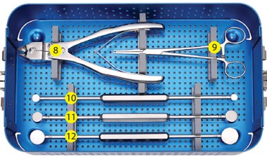 Набор инструментов с титановой сеткой-1 