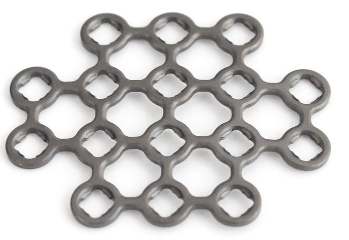 Запирающая пластина сетки надколенника