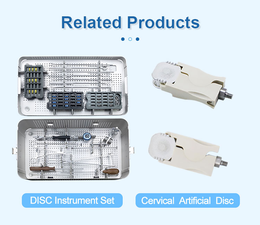Набор инструментов для искусственного шейного диска | Комплект для полной замены дисков (TDR) | XC Медико