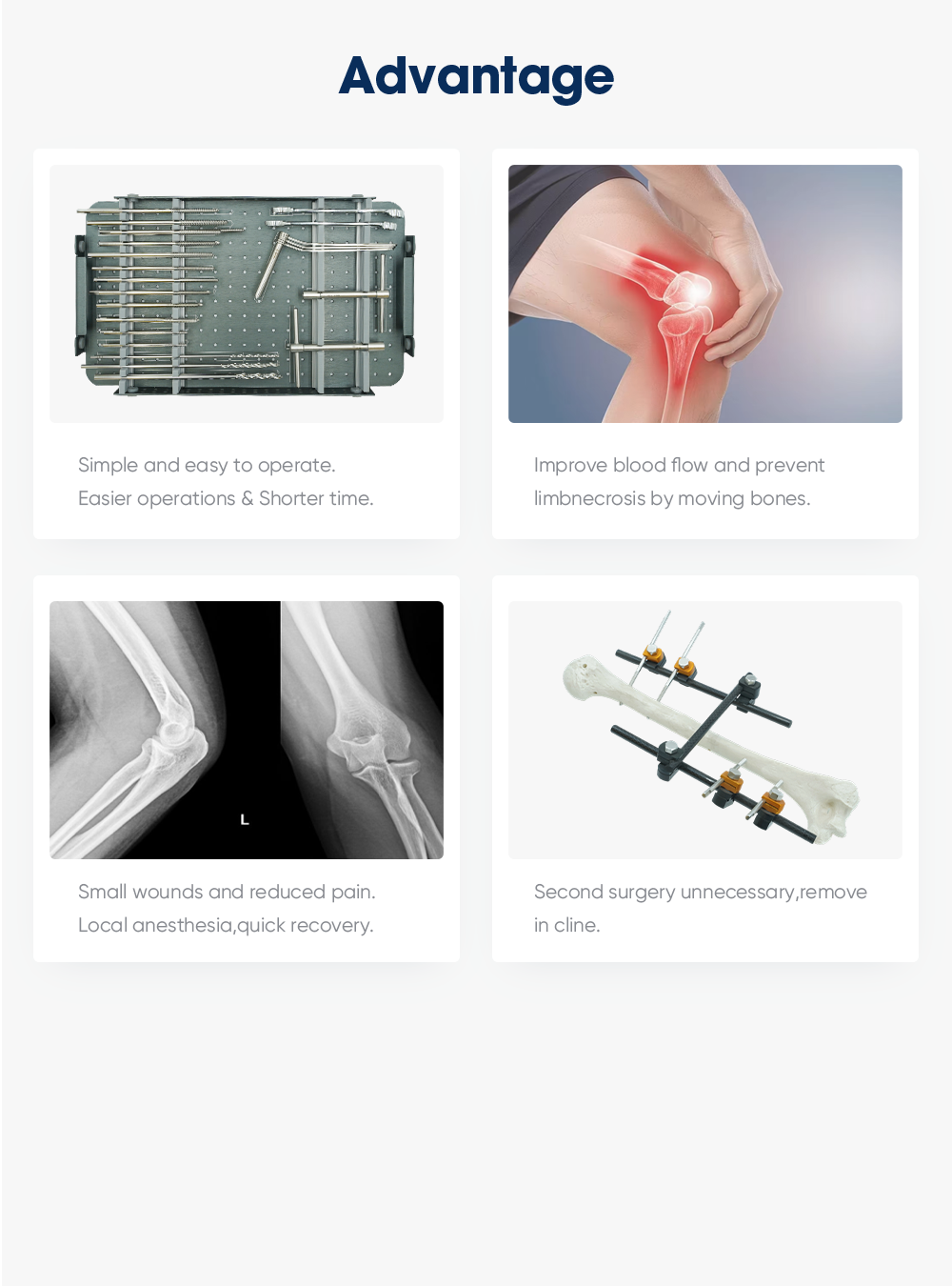 Комбинированный внешний фиксатор JG1 ZKK Инструментальные ящики I