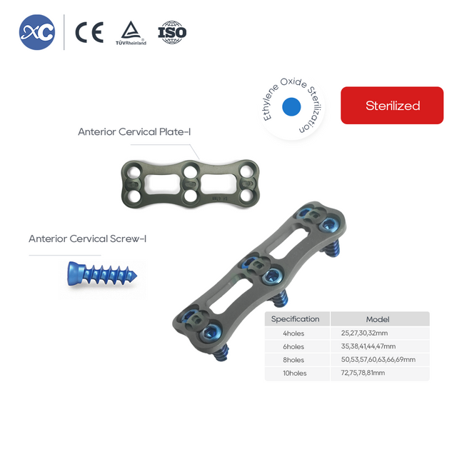 Система передних шейных пластин-I | Низкопрофильный титановый имплантат позвоночника