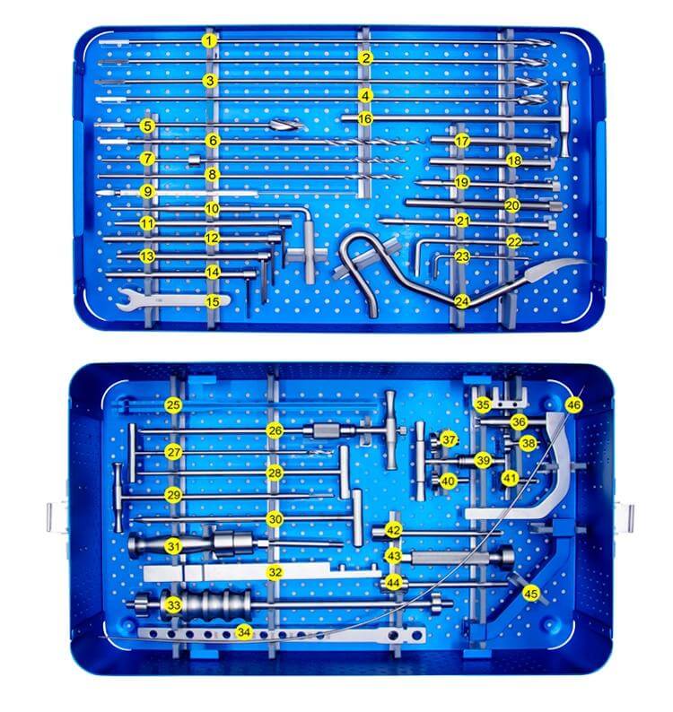 Набор интрамедуллярных гвоздей для реконструкции бедренной кости-1