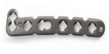 Фиксирующая пластина средней колонны дистального радиуса