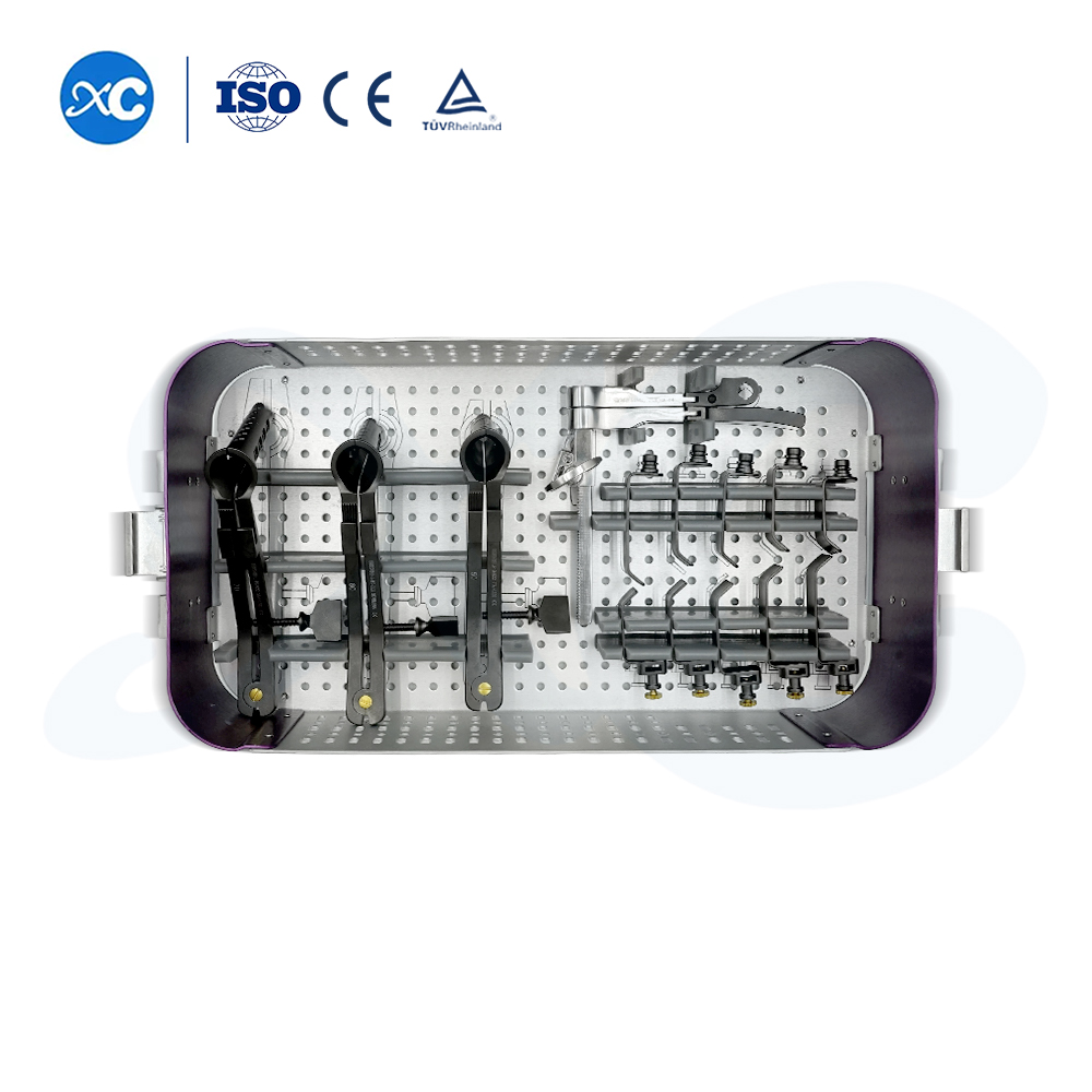 Набор инструментов для минимально инвазивного разнонаправленного ретрактора поясничного диска
