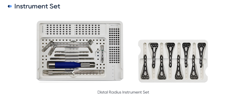 Модульная конструкция Лоток для ортопедических хирургических инструментов для ремонта переломов дистального отдела лучевой кости