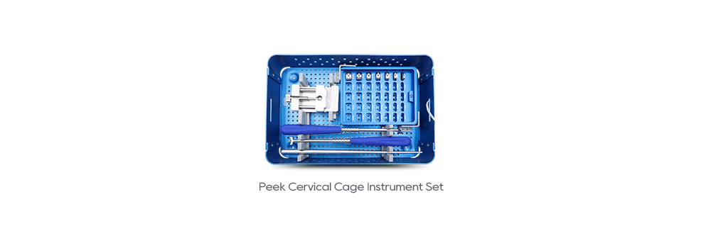 Совместимый лоток для набора инструментов Peek Cervical Cage