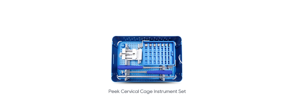 Коробка с набором хирургических инструментов Peek Cervical Cage