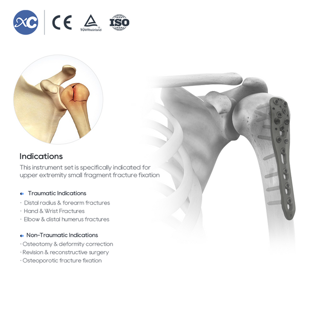 Набор инструментов для фиксации небольших фрагментов